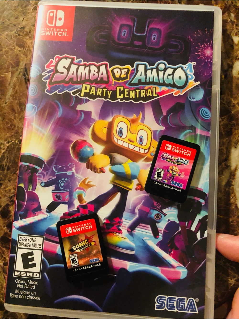 Samba de Amigo: Party Central and sonic force - Nintendo Switch